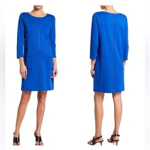 Joan Vass Cobalt Blue Studded Dress Size 1P (Size 8-10)